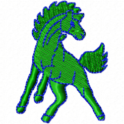 Horses Embroidery Design 8 Horses Embroidery Design 8